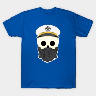 Bearded Sailor Skull T-Shirt